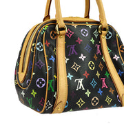 Louis Vuitton 2000 Black Monogram Multicolor Priscilla Handbag M40097