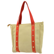 Louis Vuitton 2005 Beige Antigua Cabas MM Tote Bag M40035