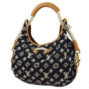 Louis Vuitton 2009 Navy Cruise Line Bulle MM Handbag M40235