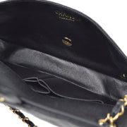 Chanel 2006-2008 Black Caviar East West Shoulder Bag