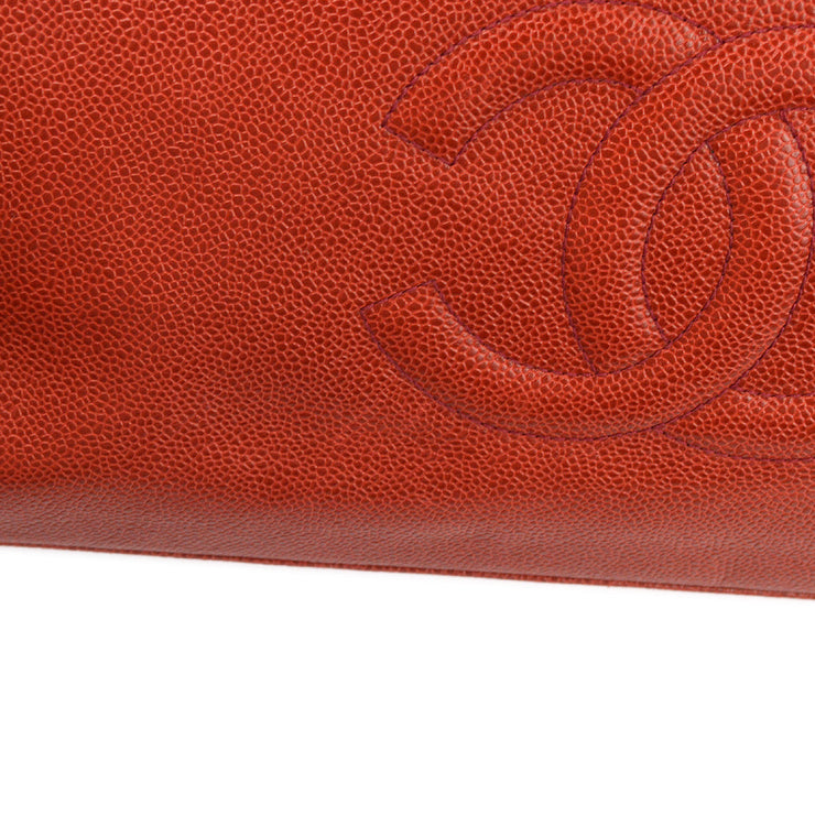 Chanel 1994-1996 Red Caviar Supermodel Shoulder Bag