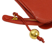 Chanel 1994-1996 Red Caviar Supermodel Shoulder Bag