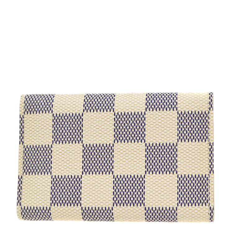 Louis Vuitton 2009 Damier Azur Multicles 6 Key Case N61745 Small Good