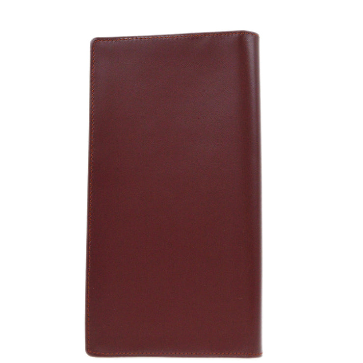 Cartier Bordeaux Bifold Wallet Purse