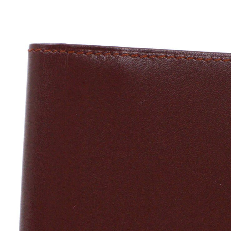 Cartier Bordeaux Bifold Wallet Purse