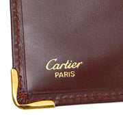 Cartier Bordeaux Bifold Wallet Purse