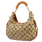 Louis Vuitton 2009 Beige Cruise Line Bulle MM Handbag M40236