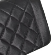 Chanel 1991-1994 Black Lambskin Small Diana Shoulder Bag