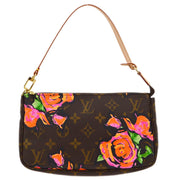 Louis Vuitton 2008 Monogram Rose Pochette Accessoires Handbag M48615