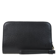 Louis Vuitton 2004 Black Taiga Baikal Clutch Handbag M30182