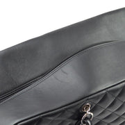 Chanel 2004-2005 Black Calfskin Cambon Ligne Handbag