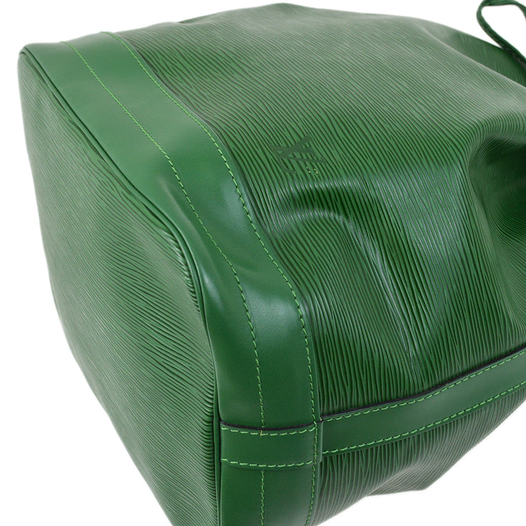 Louis Vuitton 1995 Green Epi Noe Drawstring Shoulder Bag M44004