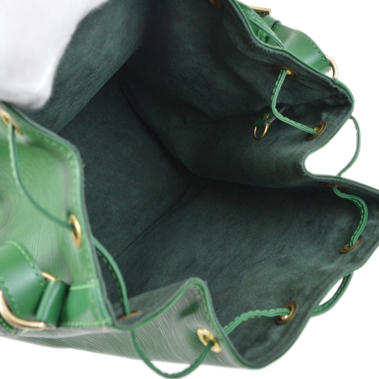 Louis Vuitton 1995 Green Epi Noe Drawstring Shoulder Bag M44004