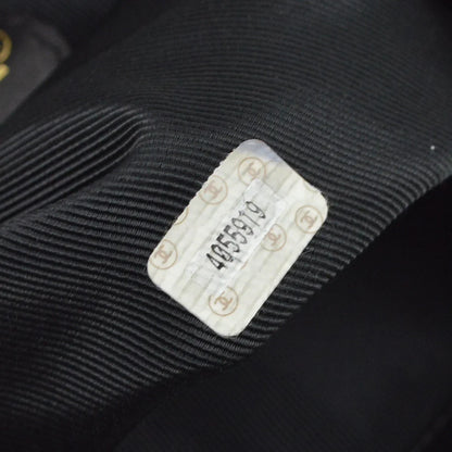 Chanel 1996-1997 Black Caviar Triple CC Backpack