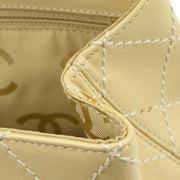 Chanel 2001-2003 Beige Calfskin Wild Stitch Handbag