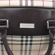 Burberry Beige Burberry Check 2way Duffle Shoulder Handbag