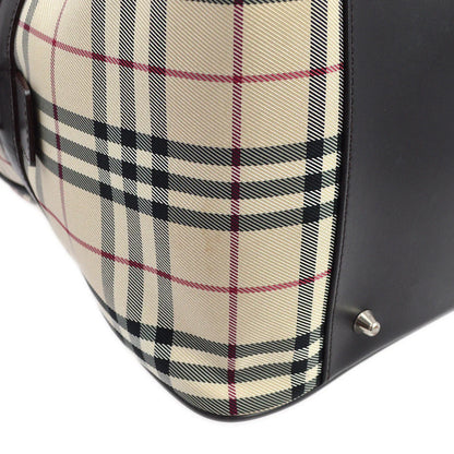 Burberry Beige Burberry Check 2way Duffle Shoulder Handbag