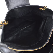 Chanel 1991-1994 Black Caviar Supermodel Shoulder Bag