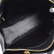 Chanel 1991-1994 Black Caviar Supermodel Shoulder Bag