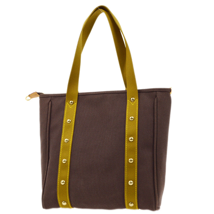 Louis Vuitton 2005 Brown Antigua Cabas MM Tote Bag M40086