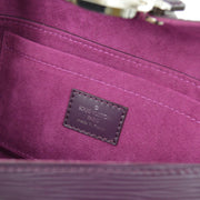 Louis Vuitton 2008 Purple Epi Pochette Montaigne Handbag M5929K