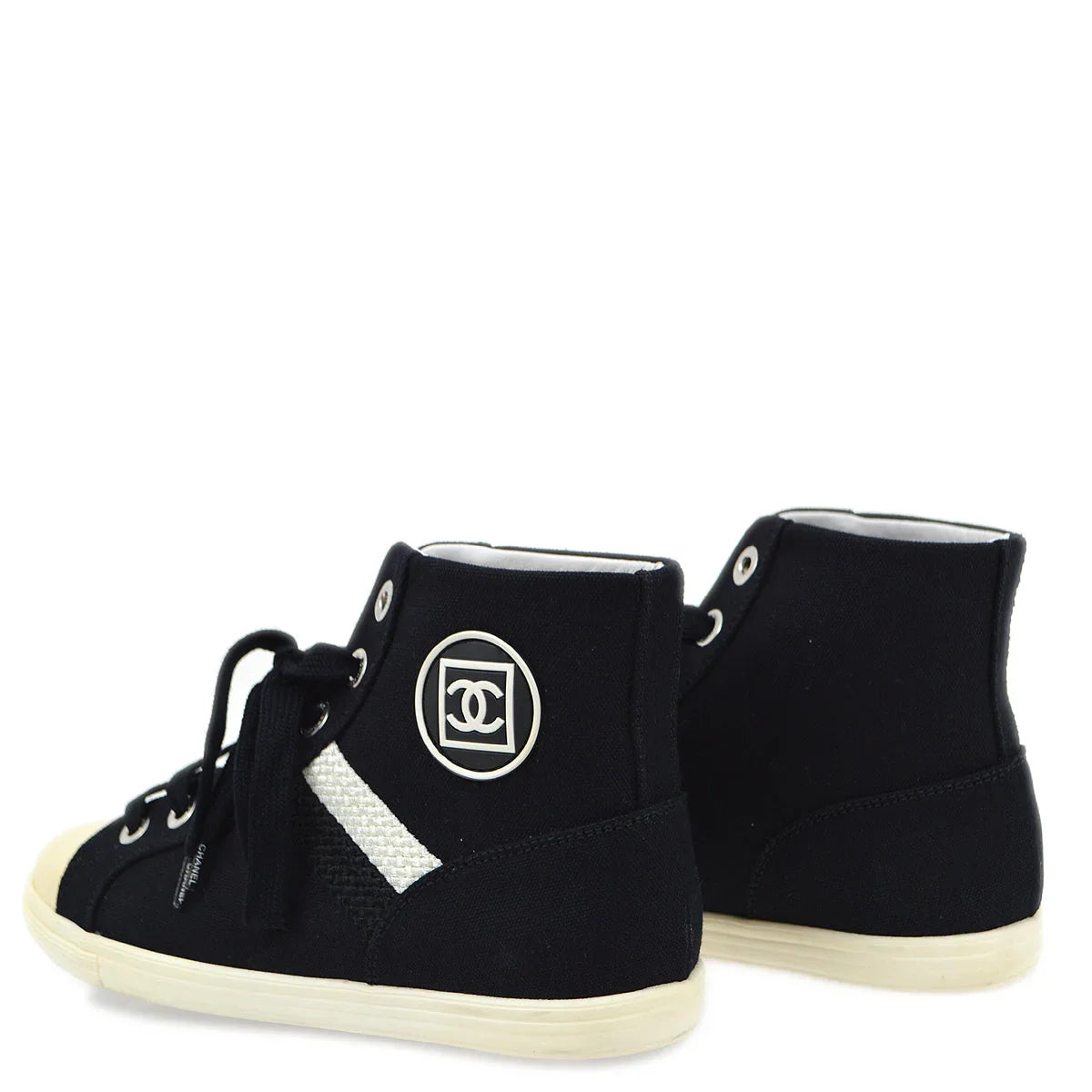 Chanel 2009 Sport Line High Cut Sneakers Shoes #37