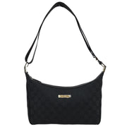 Gucci Black GG Hobo Shoulder Bag