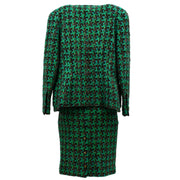 Chanel Setup Suit Jacket Skirt Green 29 #38