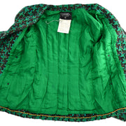 Chanel Setup Suit Jacket Skirt Green 29 #38