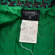 Chanel Setup Suit Jacket Skirt Green 29 #38