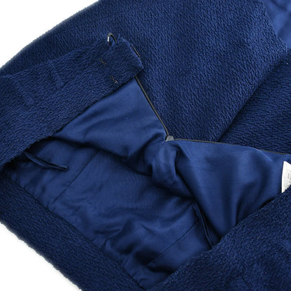 Chanel Setup Suit Jacket Skirt Navy 95P #40