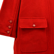 Chanel Coat Red 95A #42