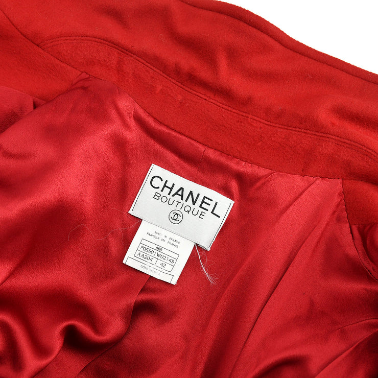 Chanel Coat Red 95A #42