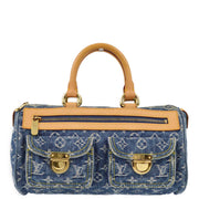 Louis Vuitton 2006 Blue Monogram Denim Neo Speedy Handbag M95019