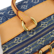 Louis Vuitton 2006 Blue Monogram Denim Neo Speedy Handbag M95019