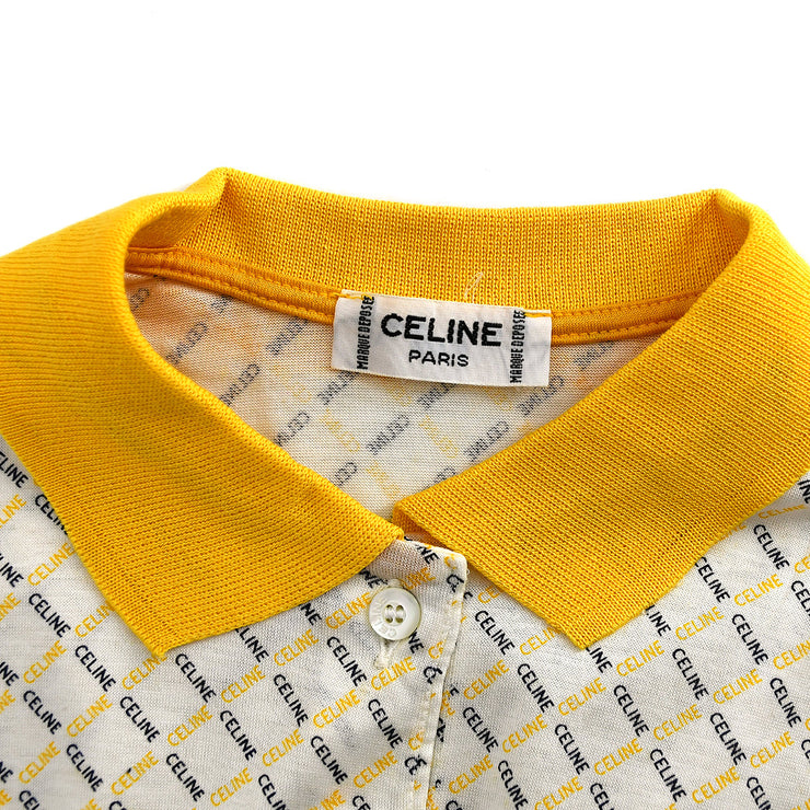 Celine Polo T-shirt Yellow #42