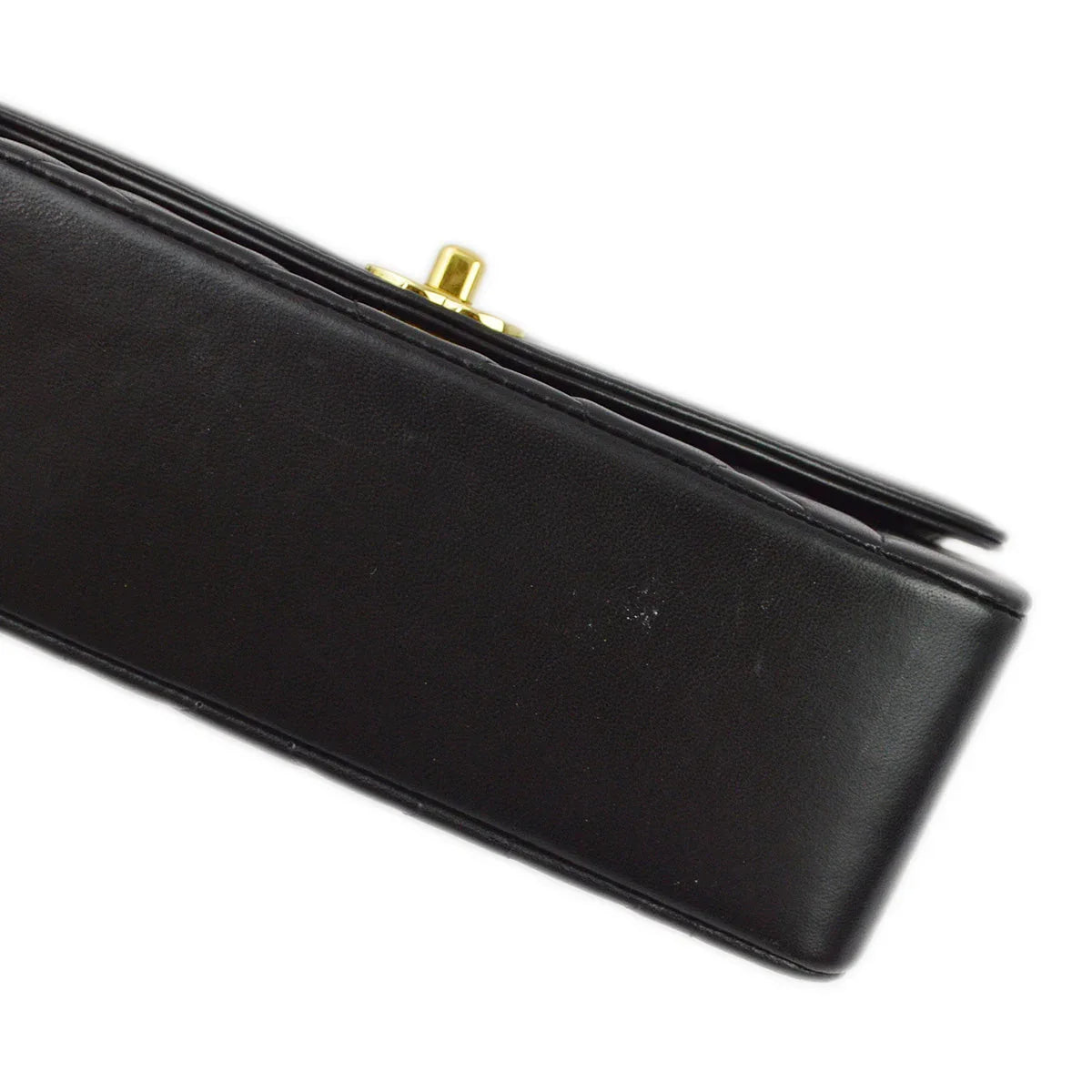Chanel 1994-1996 Black Lambskin Small Diana Shoulder Bag