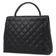 Chanel 2001-2003 Black Caviar Kelly Handbag