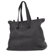 Hermes 1998 Black Taurillon Clemence Thar Tote Bag