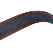 Celine Blue Denim Macadam Belt Bum Bag