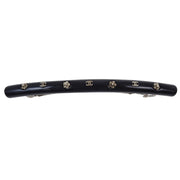 Chanel Hair Clip Hairpin Barrette Black 02A