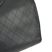 Chanel 1991-1994 Black Lambskin Supermodel Bicolore Shoulder Bag