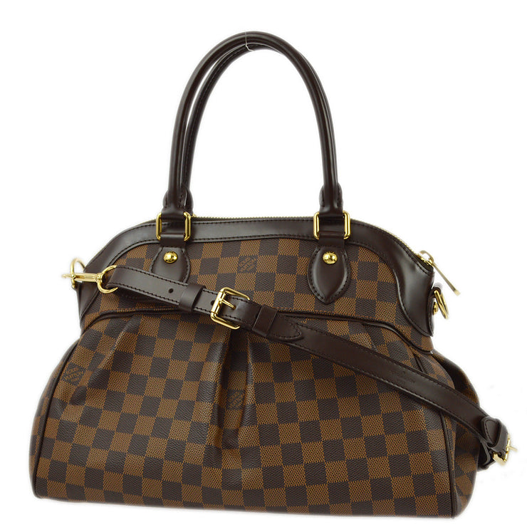 Louis Vuitton 2008 Damier Trevi PM 2way Shoulder Handbag N51997