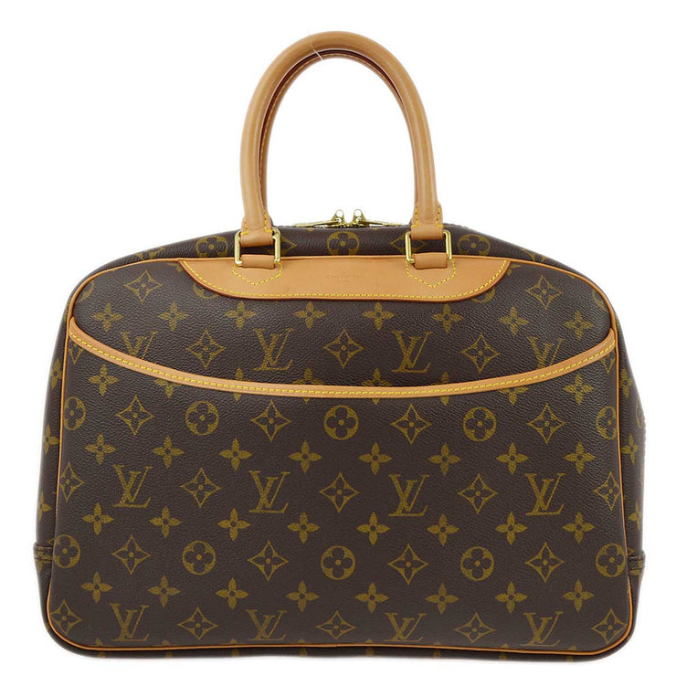 Louis Vuitton 2000 Monogram Deauville Bowling Vanity Handbag M47270