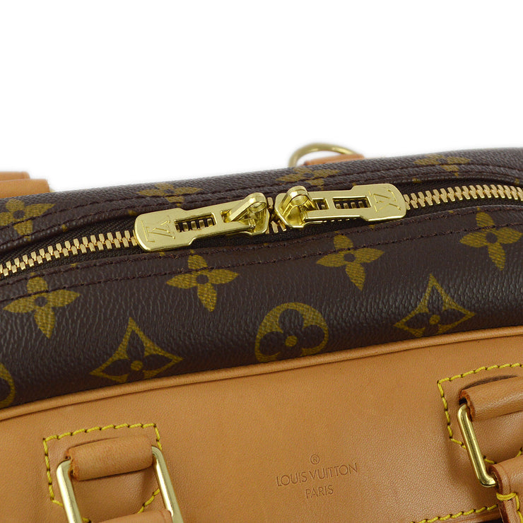 Louis Vuitton 2000 Monogram Deauville Bowling Vanity Handbag M47270