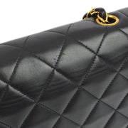 Chanel 1996-1997 Black Lambskin Small Diana Shoulder Bag