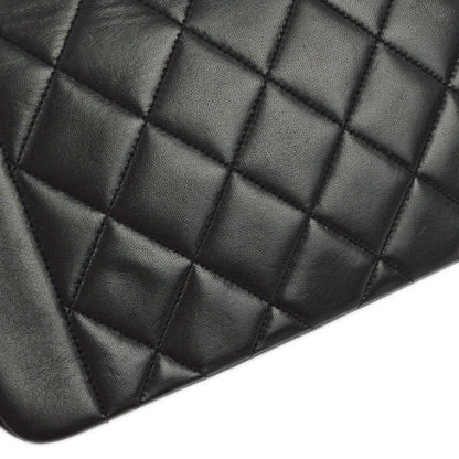 Chanel 1994-1996 Black Lambskin Small Diana Shoulder Bag