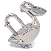 Hermes 1992 La mer Pelican Cadena Silver Small Good