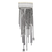 Chanel Hair Comb Silver 02A