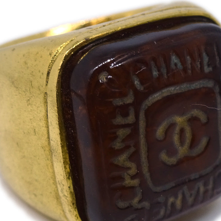 Chanel Ring Gold #52 #12